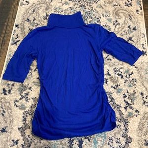 Ann Taylor royal blue turtleneck top- Medium